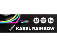 VIGGO DESIGN Kabel USB-microUSB VIGGO 1m Tęczowy ^ - 1458564 - zdjęcie 5